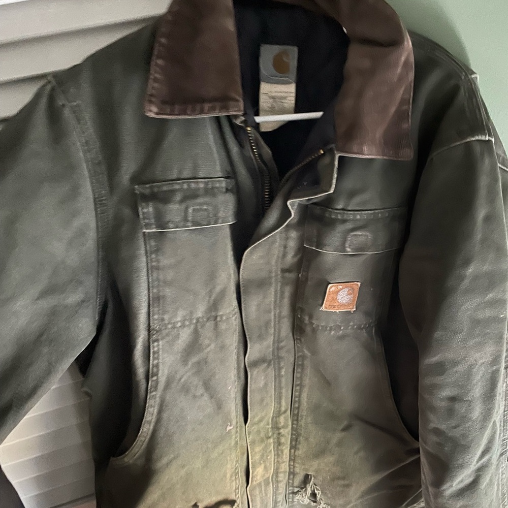 Carhartt Olive and Chocolate Field Jacket